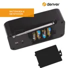 Denver DAB42B DAB+/FM Radio Wekkerfunctie