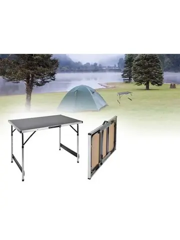 Inklapbare campingtafel verstelbaar