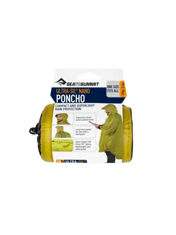 Nano Regenponcho met tarp