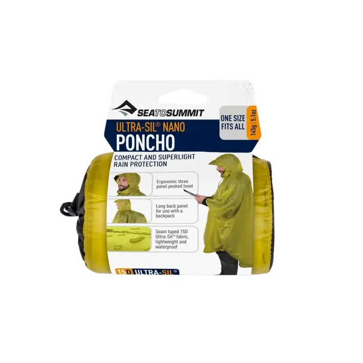 Nano Regenponcho met tarp