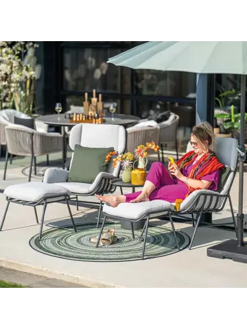 Naturalis buitenkleed Ø160 Garden Impressions