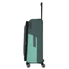 Travelite 4 wheel trolley l expandable Groen