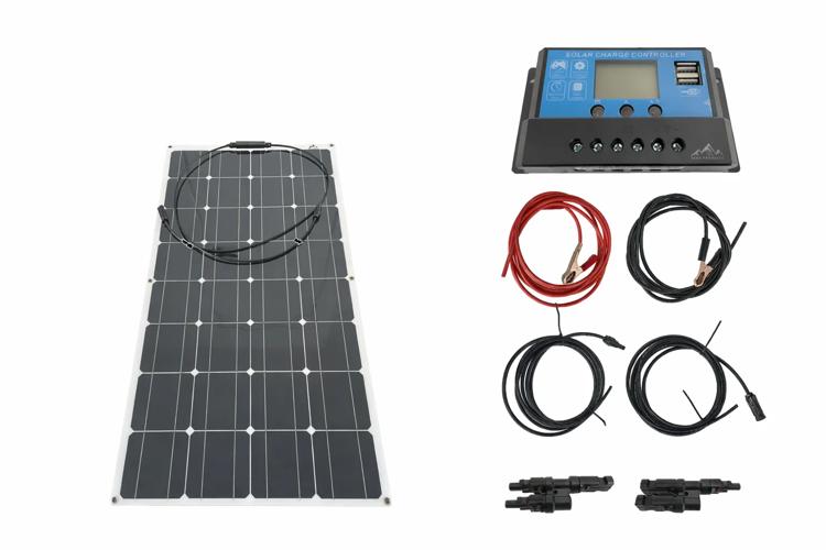 Bergproducts 100 watt flexibel zonnepaneelset
