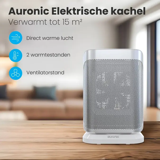 Auronic Keramische Kachel – 1500W