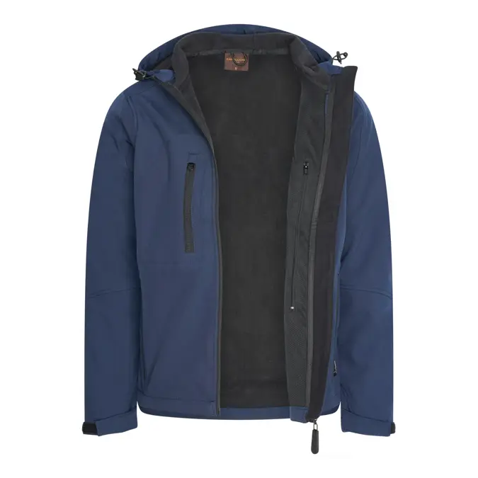 Heren Softshell Hooded Jacket Cappuccino Italia