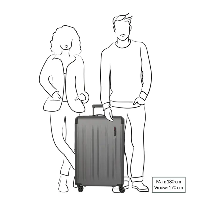 Travelite Dynamiic koffer / 101 L