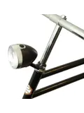 Classic zwarte koplamp met 3 krachtige LED's