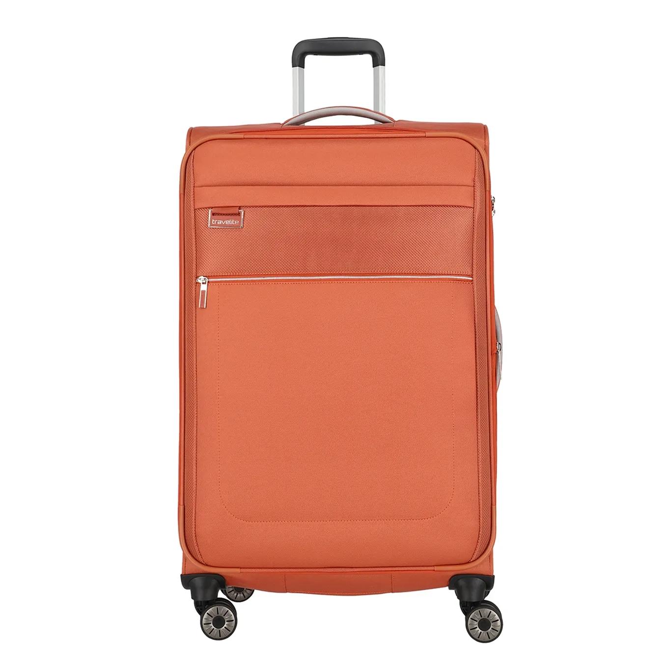 Travelite  4 wheel trolley l expandable Rood  Rood main product image