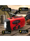 Opwindbare Noodradio met Powerbank 2000 mAh