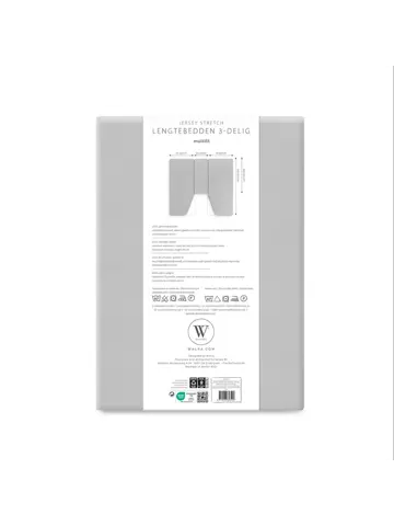 Jersey hoeslaken 3-delig