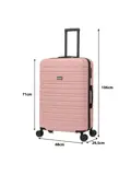 Reiskoffer L ABS 95L met TSA-slot en 360° wielen