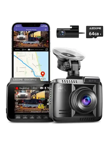 GS63H Pro True 4K 2CH Wifi GPS 64gb