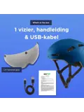 PILOT fietshelm met vizier NTA certif.