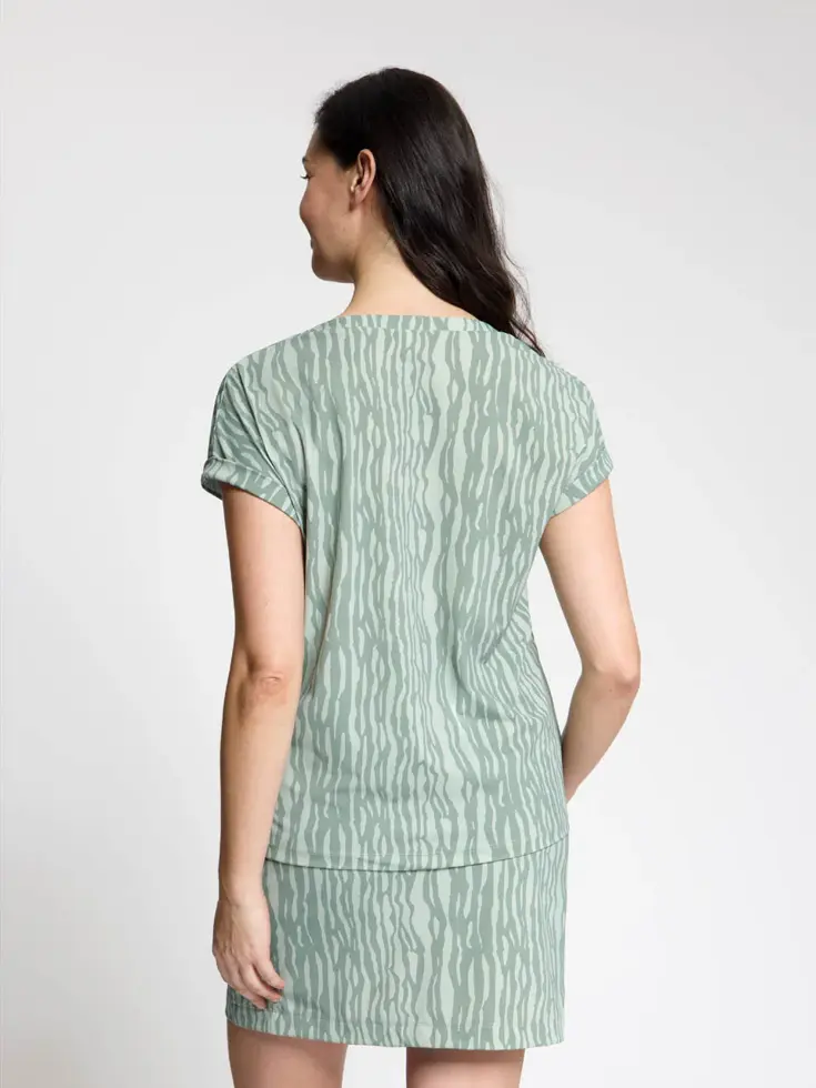 Tetovo - Travelshirt print dames - Human Nature