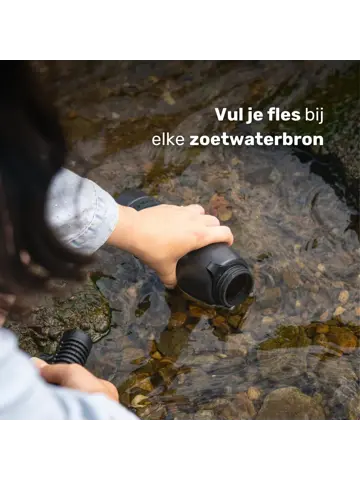 Waterfilter - Eco-Active 1 Liter - Zwart