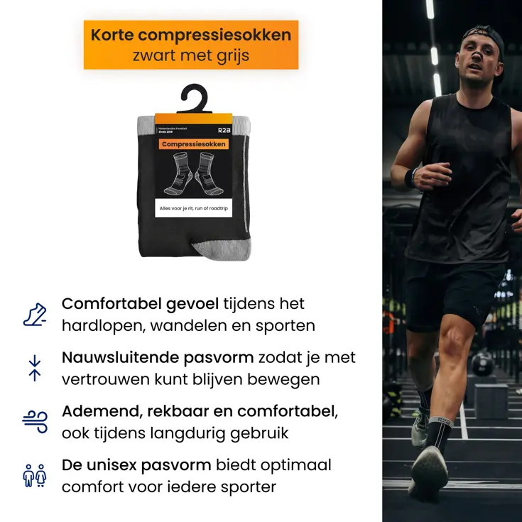 Compressie sokken Sport - Kort