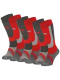 6 paar - Unisex - Skisokken