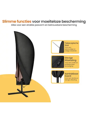 Parasolhoes voor Zweefparasol - Tot 400cm