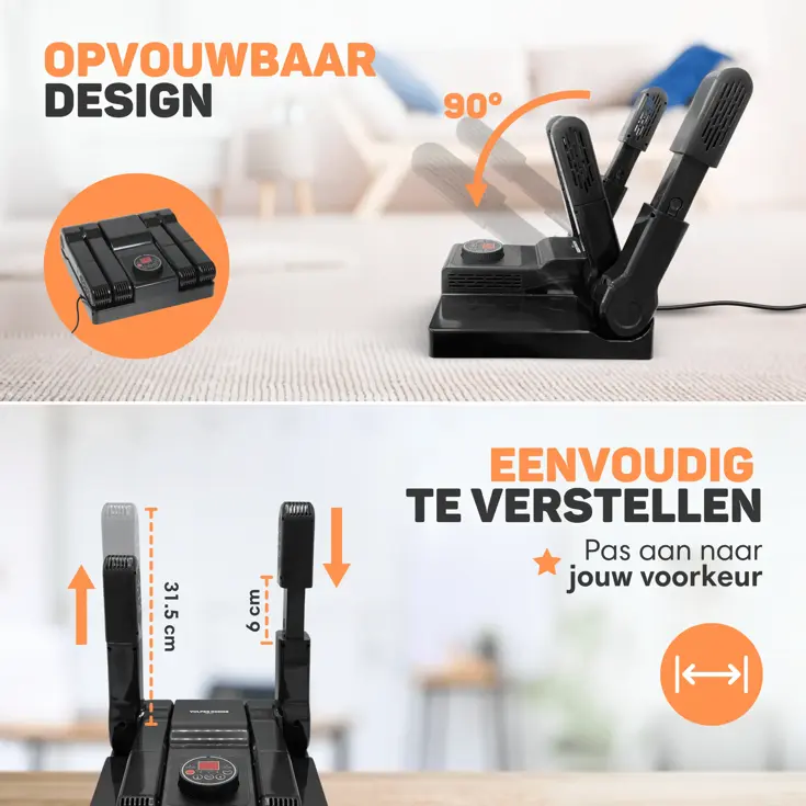 Schoenendroger met Ozone - Meerdere droogfuncties