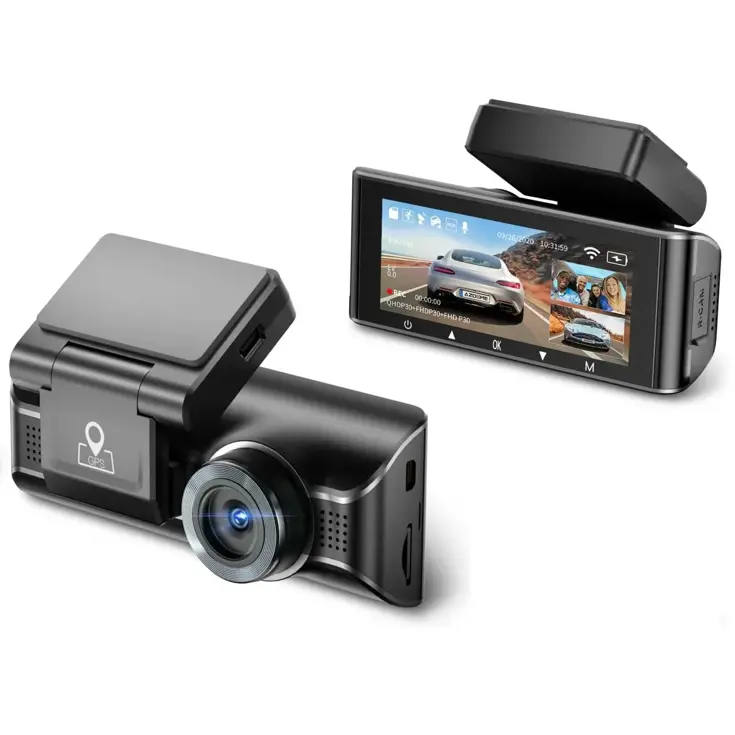 M770 Pro 2CH 4K Wifi GPS 64gb dashcam