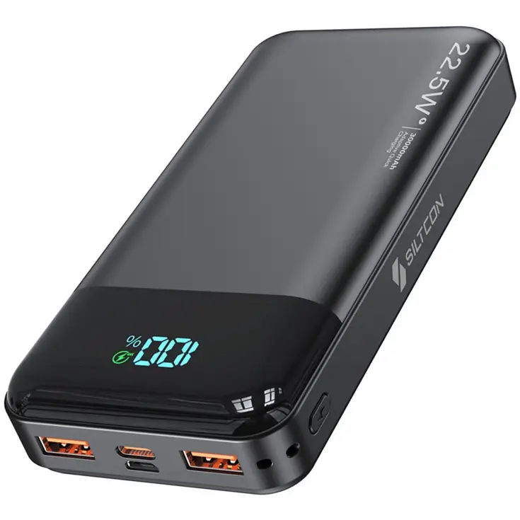 Powerbank - 30.000mAh - 22,5W + USB-C Kabel