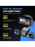 M770 Pro 2CH 4K Wifi GPS 64gb dashcam