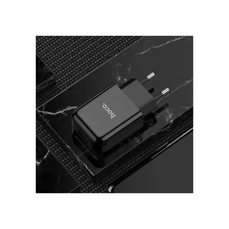 Hoco Compacte USB 10w Oplader Reislader zwart