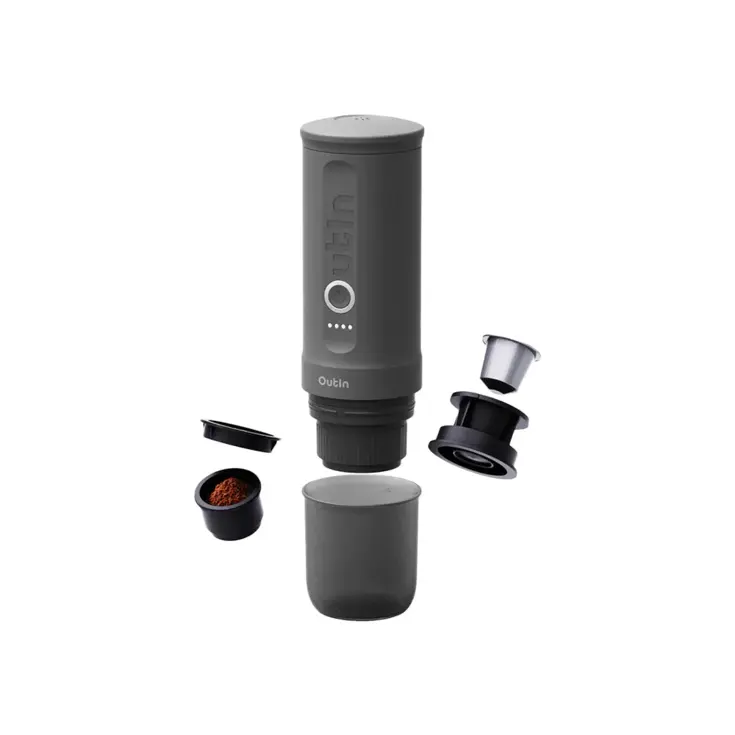 Outin Espressomachine Bundel - Grijs