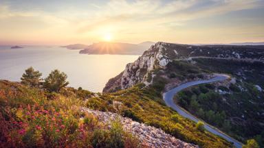 Route des crete bij Cassis, Provence 1