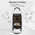 Packaway 45L boodschappentrolley met koelvak