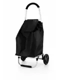 Boodschappentrolley 53L Zwart Met Wielen