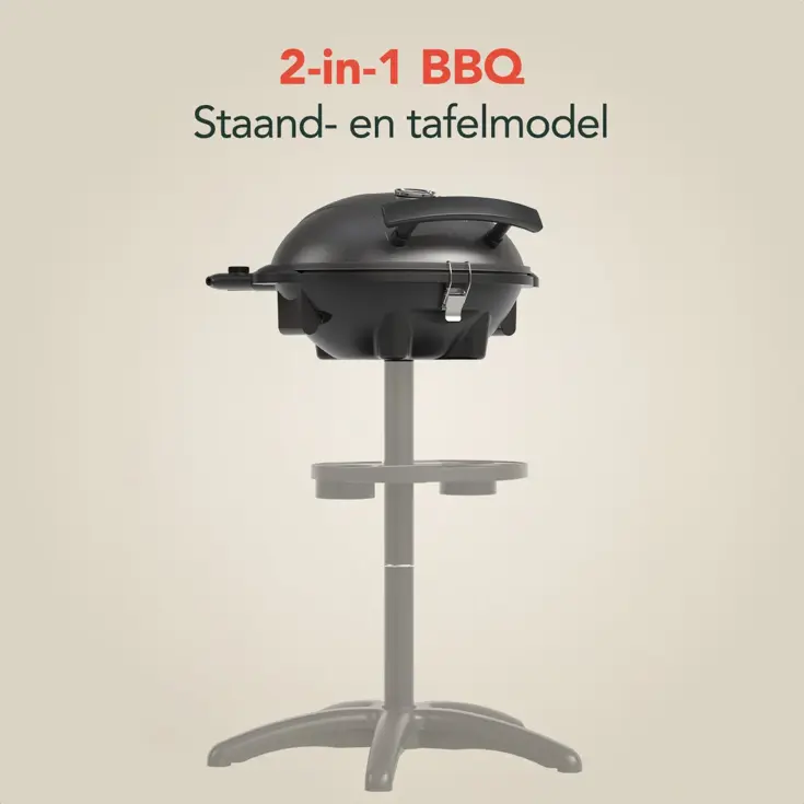 Elektrische BBQ – 2400W – Zwart