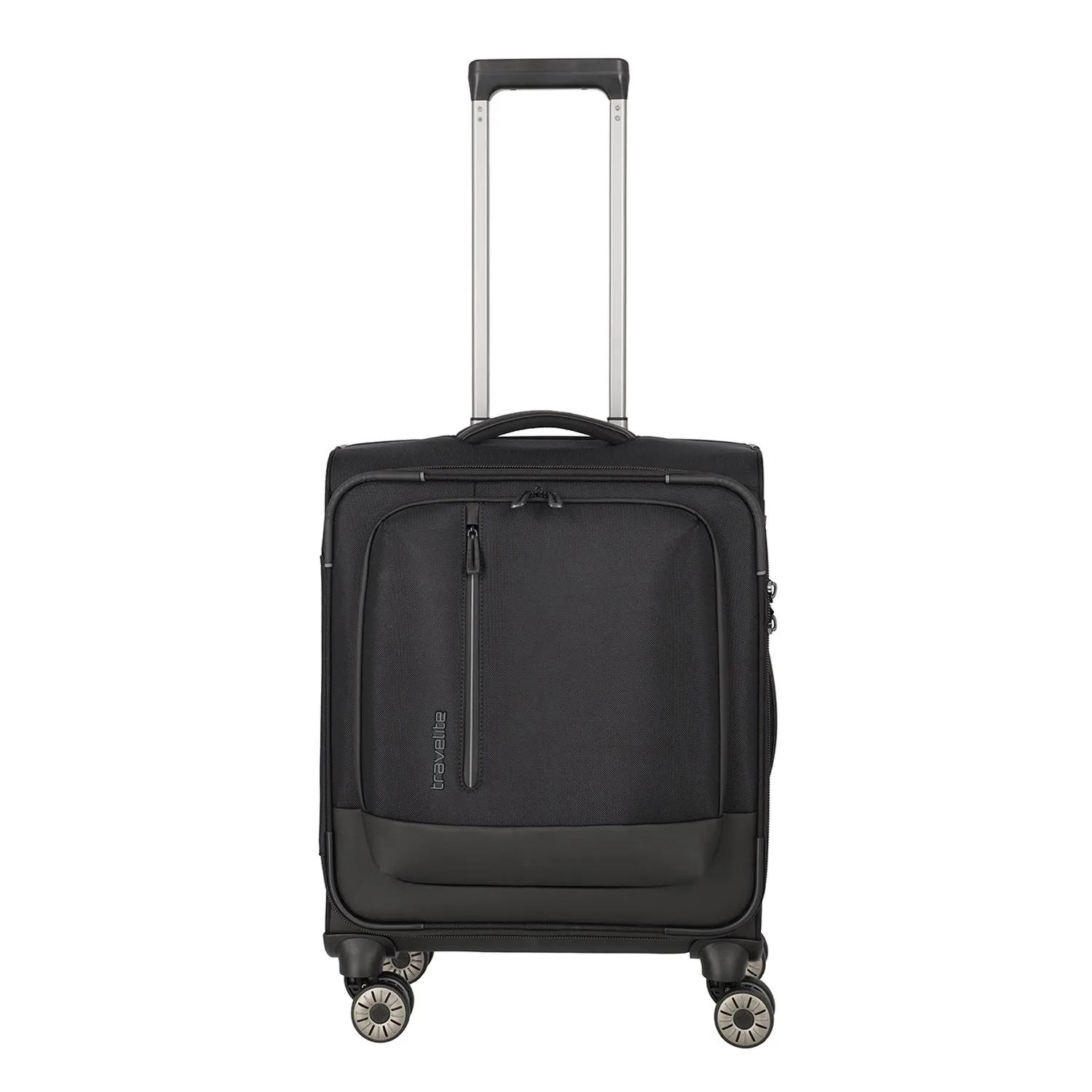 Travelite  Crosslite 5.0 4W Trolley S black  Zwart main product image