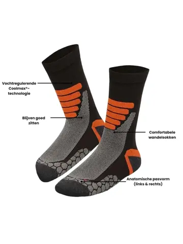 2 paar - Wandelsokken
