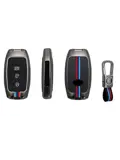 Metalen Sleutelhoesje voor Kia grijs A3A