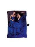 Cocoon Travelsheet Dubbel Zijde Donkerblauw