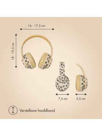 imoshion Kinder Koptelefoon LED - Leopard