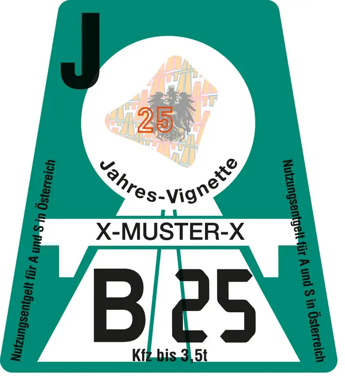 Vignet Oostenrijk Auto 1 jaar 2025 - ANWB