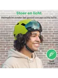 PILOT fietshelm met regencap
