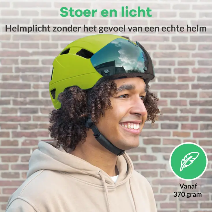 PILOT fietshelm met regencap