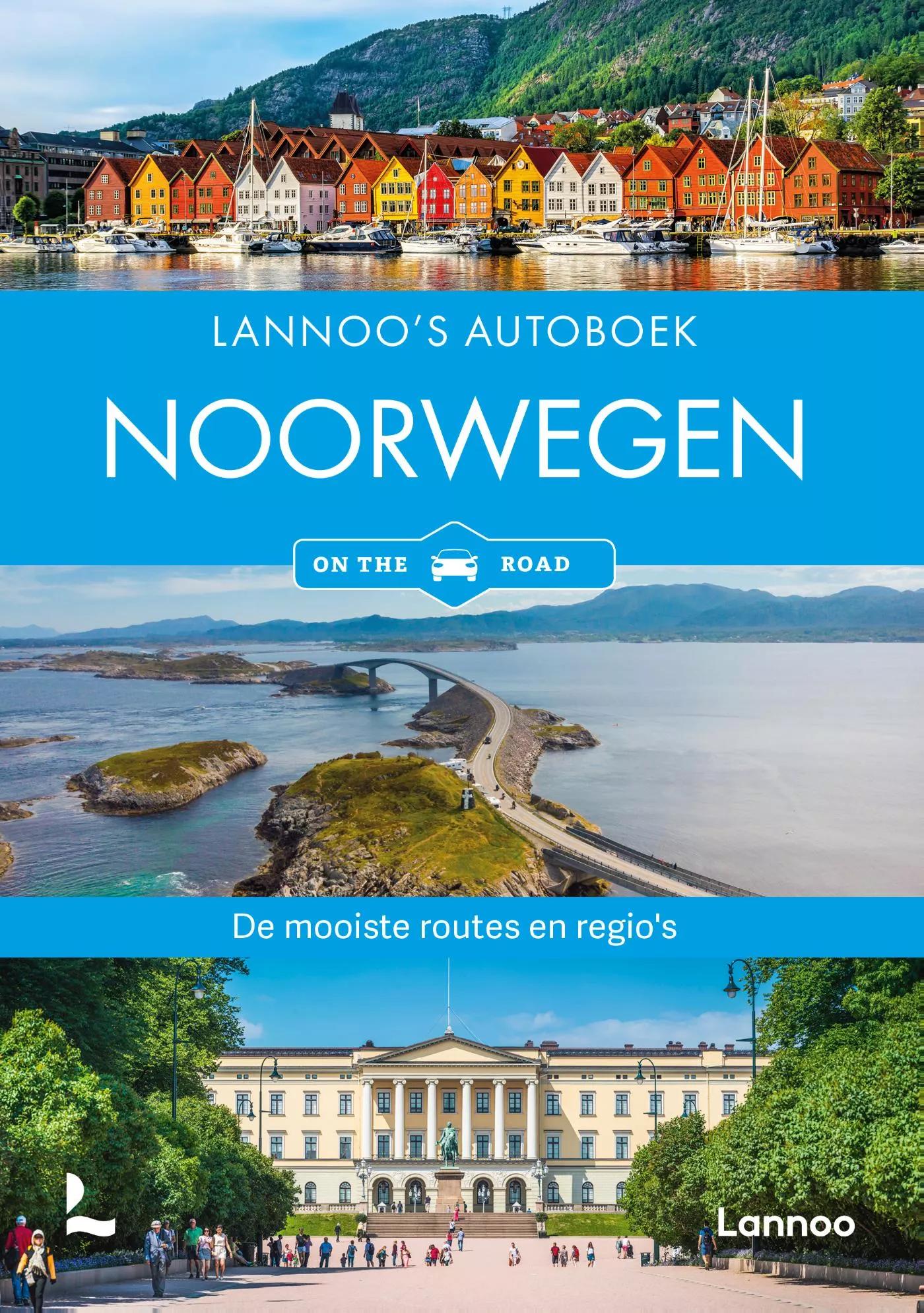 Lannoo Reisgids  's Autoboek Noorwegen on the road main product image