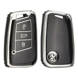 Dutch Shield Sleutelhoesje  VW Skoda    zwart