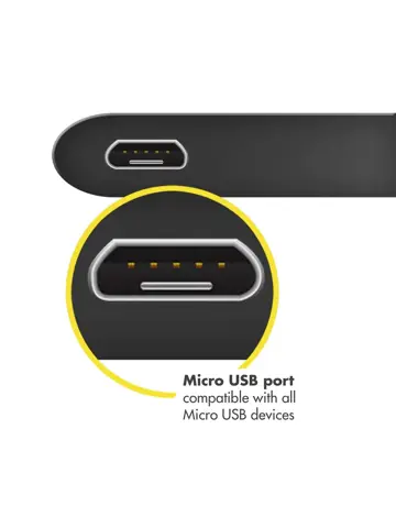 Micro-USB naar USB kabel 1 meter