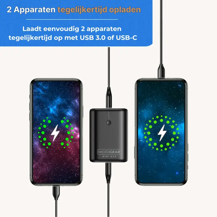 MOJOGEAR MINI EVO 10.000 mAh Powerbank