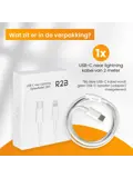 USB-C naar Lightning Kabel - 2 Meter