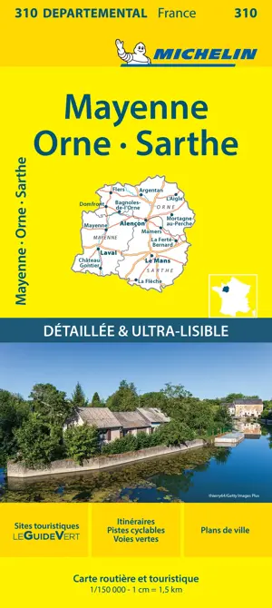 Wegenkaart Local 310 Mayenne - Orne