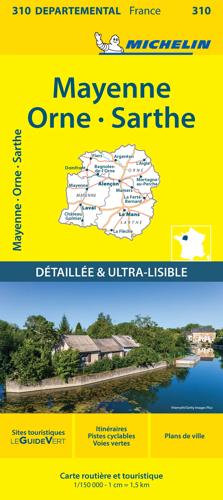 Wegenkaart Local 310 Mayenne - Orne