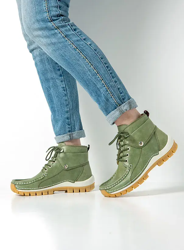 Jump Summer - Hoge veterschoenen dames