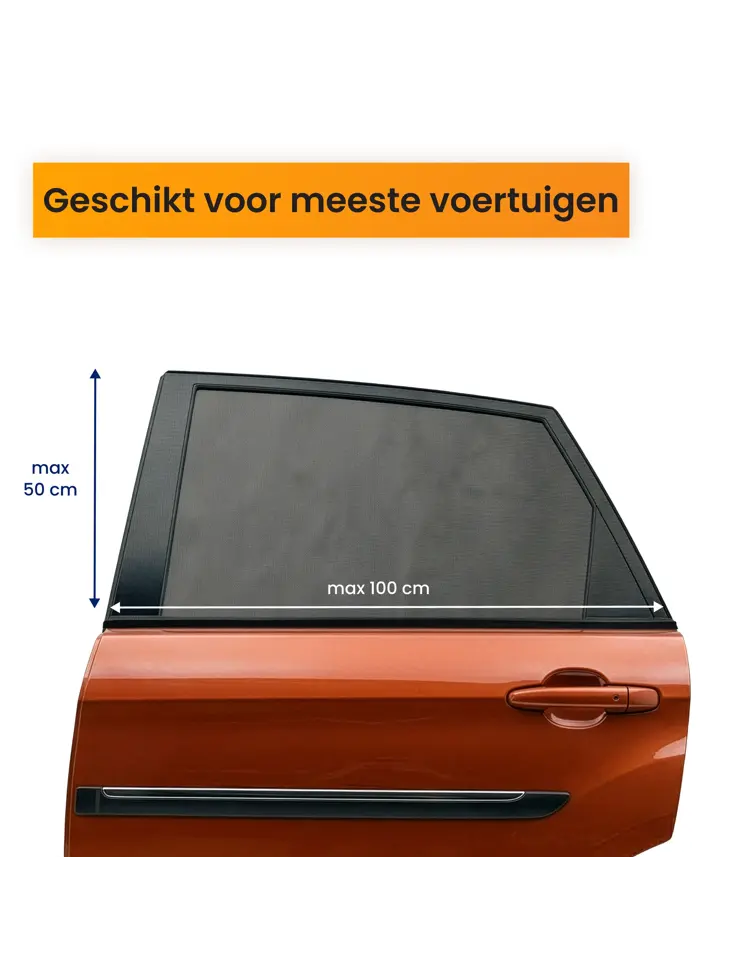 Zonnescherm Auto Zijruit - Set van 2