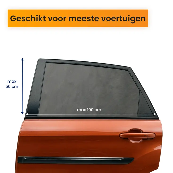 Zonnescherm Auto Zijruit - Set van 2
